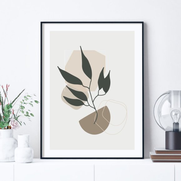 2/$35 Modern Minimalist Abstract Boho Wall Art Print Home Decor [No Frame] - Picture 3 of 6